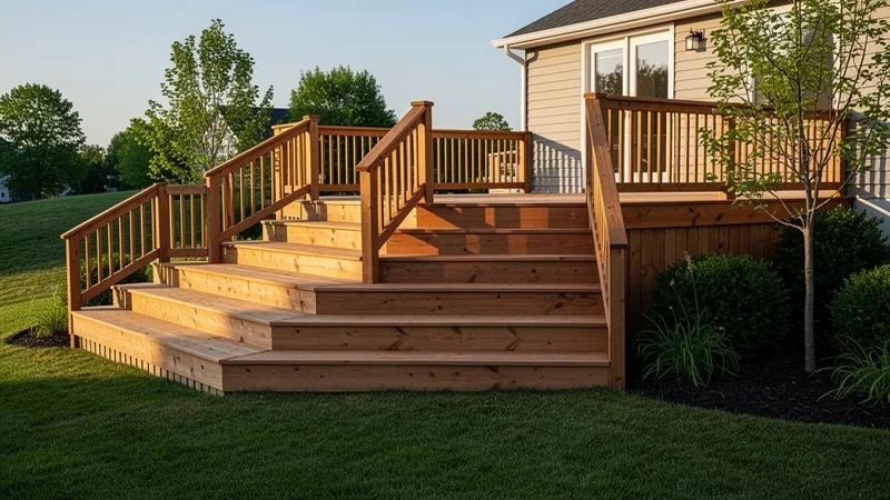 Multi-Level Deck & Stair Design service in Topeka, KS