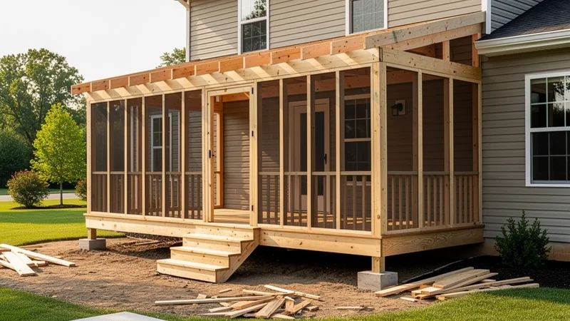 Screened-In Porch Construction service in Topeka, KS